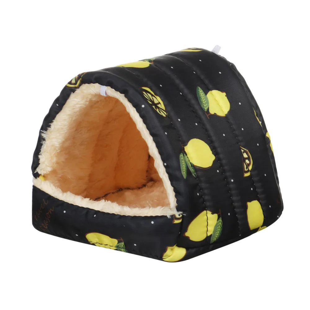 Colorful Comfortable Rabbit Squirrel Mini Cage Hamster House Small Animal Sleeping Bed Guinea Pig Nest Warm Mat