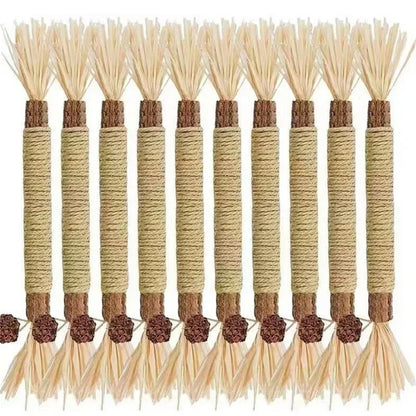1/2/5/10PCS Pet Toy Natural Matatabi Pet Cat Snacks Stick Cleaning Tooth Catnip Cat Toys Actinidia Silvervine For Cats Accessory